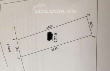 Mặt Phố Kim Quan , Việt Hưng . 121M x MT 5.5M , Kinh Doanh , Ô Tô Tránh. Giá 117TR/M