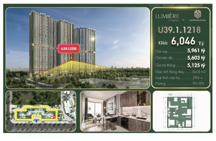 Lumiere Evergreen Cao cấp số 1 tại Vinhomes Smart City