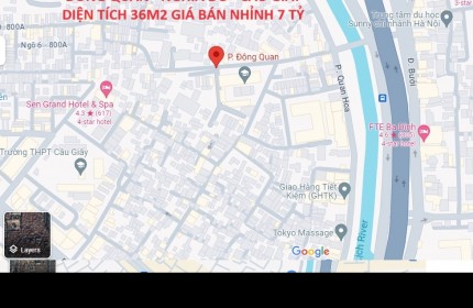 HIẾM! NHÀ RIÊNG ĐÔNG QUAN 36M2, MẶT TIỀN 3,4M. NGHĨA ĐÔ. CẦU GIẤY. LH 0862931114