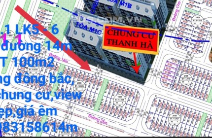 Chính chủ cần bán B1.1 Khu Đô Thị Thanh Hà Hà Đông