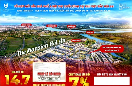 Bán đất nền dự án The Mansion Hội An giá bán hấp dẫn 14.7tr/m2