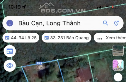 Bán đất Sân bay Long Thành tại Bàu Cạn giá tốt