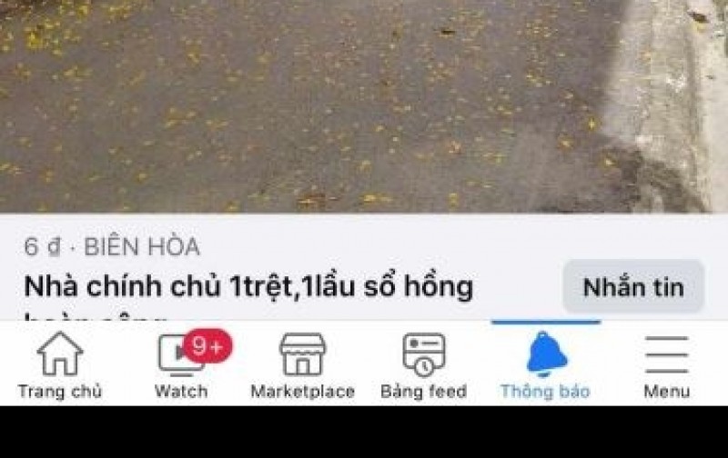 Bán nhà trung tâm thành phố Biên Hòa diện tích thực 100m2, sổ hồng hoàn công