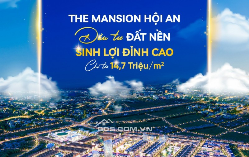 THE MANSION HỘI AN- ĐẤT NỀN GIÁ TỐT NHẤT KHU VỰC PHÍA BẮC HỘI AN