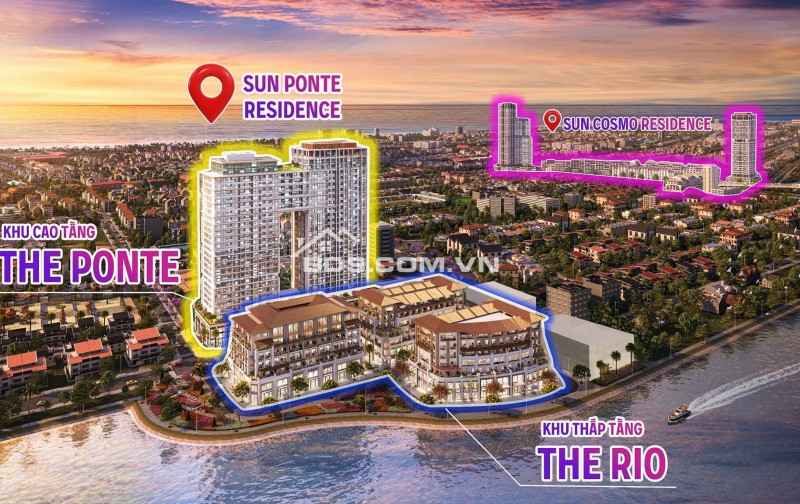 Nhận ký gửi căn hộ The Ponte thuộc khu dự án Sun Ponte Residence Đà Nẵng