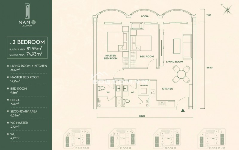 Bán căn hộ chung cư A -1001 Nam Ô Discovery Đà Nẵng CK lên đến 8%. LH 0865566675