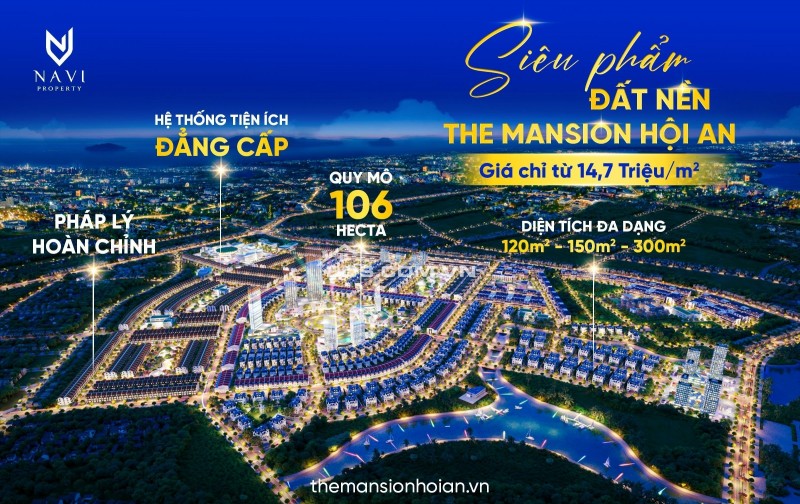 Mở bán phân khu trung tâm The Mansion Hội An - Khu phố chợ Lai Nghi (Giai đoạn 2).