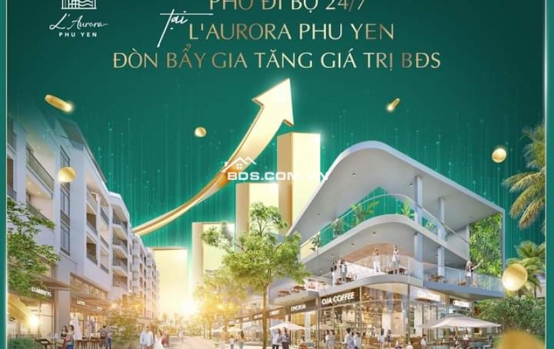 PHỐ ĐI BỘ TẠI L’AURORA PHU YEN: ĐÒN BẨY GIA TĂNG GIÁ TRỊ BẤT ĐỘNG SẢN