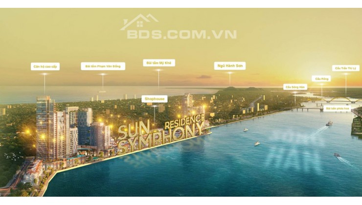 Mở bán chính thức dự án Sun Symphony Đà Nẵng - Dự án ven sông Hàn của CĐT Sun Group