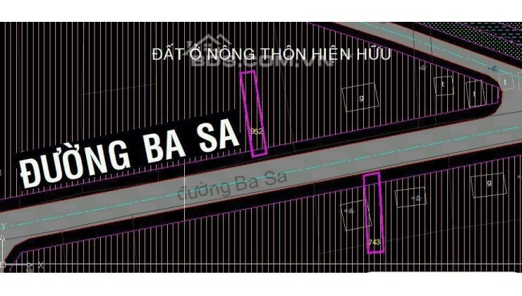 CHỦ CẦN BÁN LÔ ĐẤT TRÊN MT ĐƯỜNG BA SA DT 154M2 GIÁ 730TR