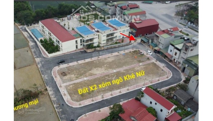 BÁN 2 LÔ ĐẤT ĐẤU GIÁ X2 XÓM NGÕ - NGUYÊN KHÊ - ĐÔNG ANH