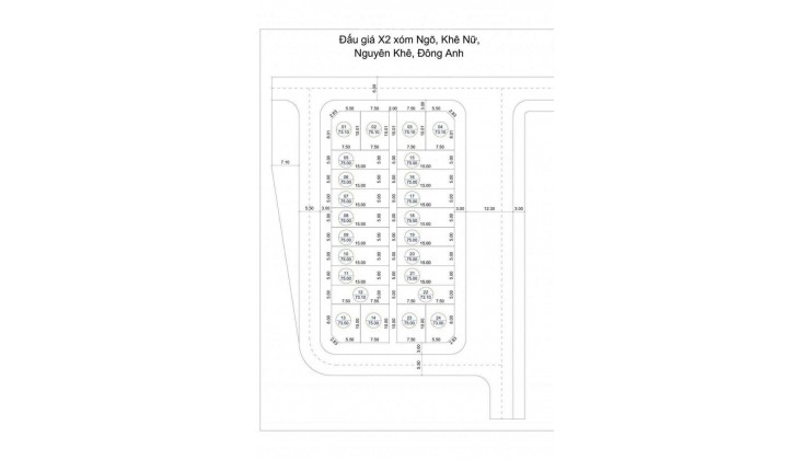 BÁN 2 LÔ ĐẤT ĐẤU GIÁ X2 XÓM NGÕ - NGUYÊN KHÊ - ĐÔNG ANH