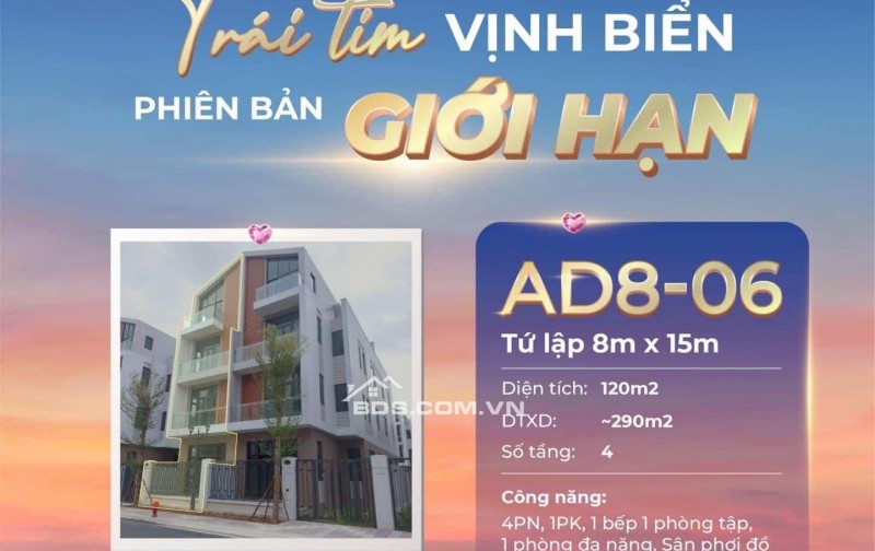 SHOPHOUSE RESORT VỊ TRÍ HỮU HẠN HỖ TRỢ LÃI SUẤT 0% TỚI 36 THÁNG