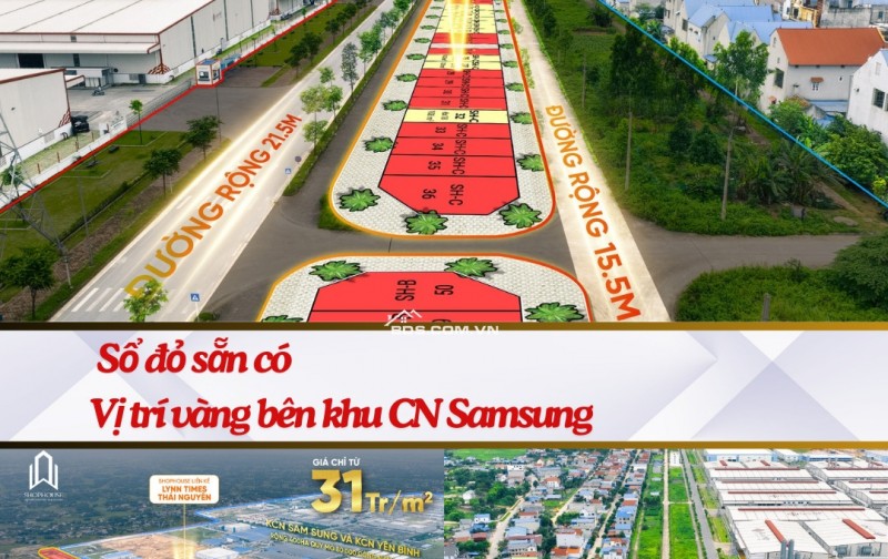 2 TỈ SỞ HỮU NGAY SHOP HOUSE ĐỐI DIỆN KHU CÔNG NGHIỆP YÊN BINH SAM SUNG 150.000 CÔNG NHÂN VÀ CHUYÊN GIA ĐANG LÀM VIỆC HIỆN HỮU