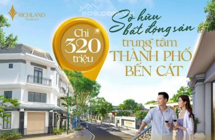 ĐẤT NỀN NHÀ XÂY SẴN TẠI THÀNH PHỐ MỚI BÌNH DƯƠNG