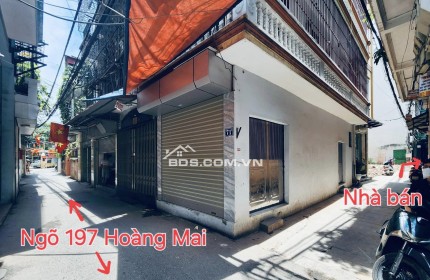 Bán Nhà Đẹp  Ngõ 197  Hoàng Mai 30m 5T MT3.3 Giá  4.7 tỷ Hoàng Mai