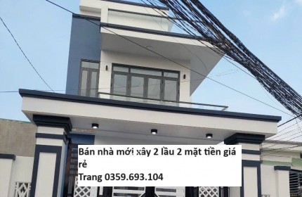 Bán nhà mới xây 2 lầu 2 mặt tiền nở hậu chính chủ Xã Tân Bình,Vĩnh Cửu