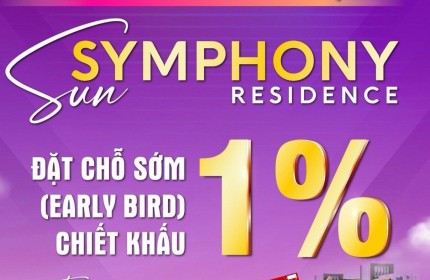 Chiết khấu lên đến 16% độc quyền căn hộ studio dự án Sun Symphony giá thấp nhất thị trường