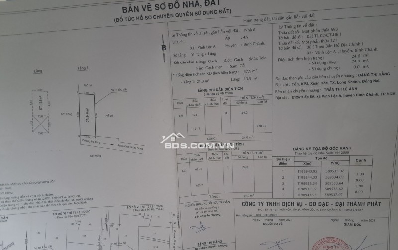 chủ nhà cần tiền bán gấp đường lê thị dung