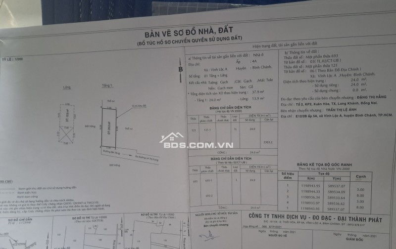 chủ nhà cần tiền bán gấp đường lê thị dung