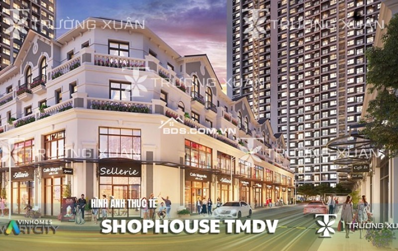 Sản phẩm giới hạn tại vinhomes smart city: shop the s -boutique, giá từ 74 tr/m2