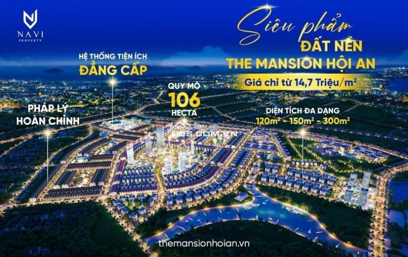 THE MANSION HỘI AN SỨC HÚT VƯỢT TRỘI CHO NHÀ ĐẦU TƯ THỜI ĐIỂM HIỆN TẠI - GIÁ HẤP DẪN 14,7TR/M2