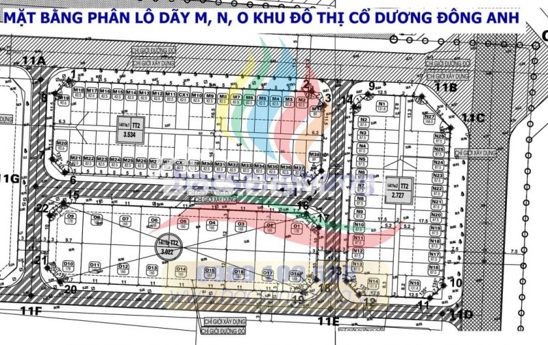 KDT Cổ Dương Dãy M  dãy Liền Kề