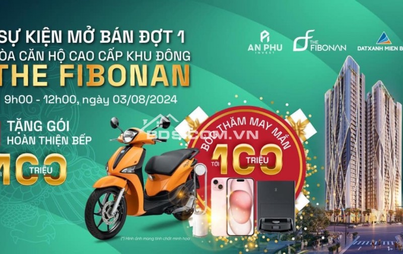 Mở bán đợt 1 chung cư cao cấp The Fibonan tặng quà siêu khủng