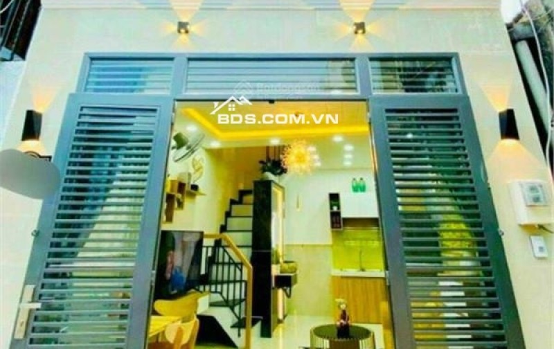 Bán nhà 1 trệt 2 lầu Chu Văn An, P. 12, Q. Bình Thạnh 26.2m2 giá 2,340 tỷ LH:Trung