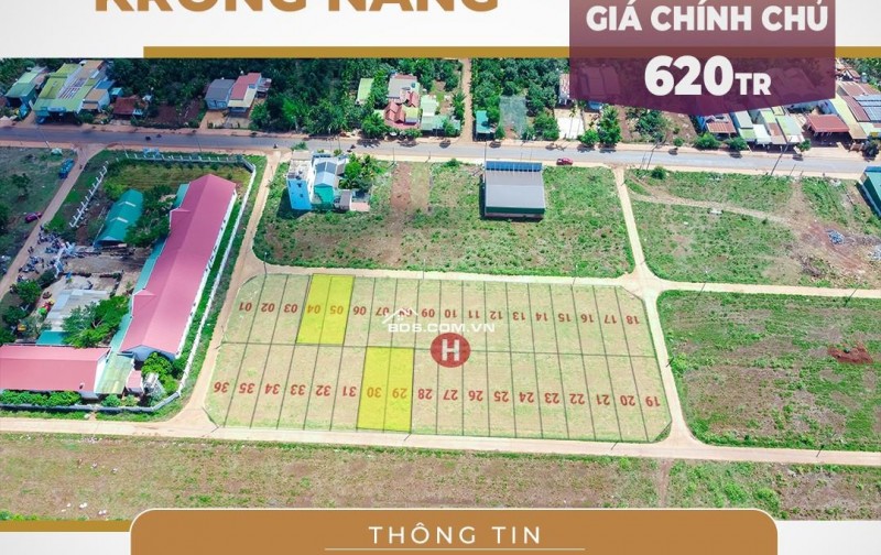 Cặp lô Siêu Đẹp tại Phú Lộc Krông Năng ngay TT Hành Chính mới