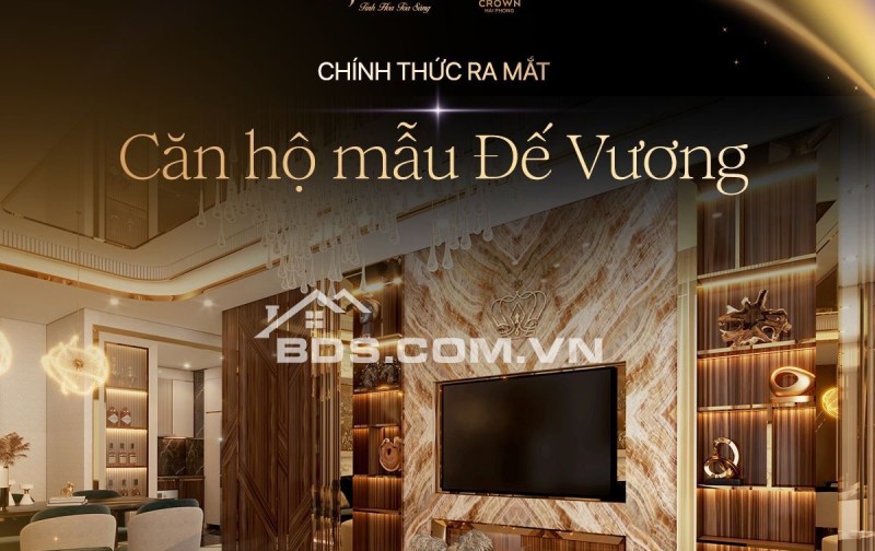 GOLDEN CROWN HẢI PHÒNG - TÒA THÁP VƯƠNG MIỆN VÀNG, NƠI SỐNG ĐẲNG CẤP NHẤT VIỆT NAM.