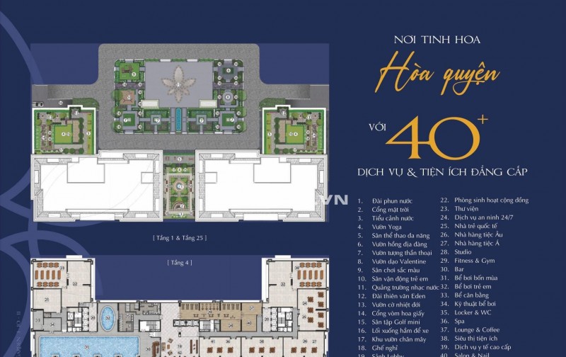 Chung cư Eden Garden, Căn 75.4m2 2N 2VS Đông Nam VIEW Lê Lợi, nội thất liền tường giá chỉ 2.3xx tỷ