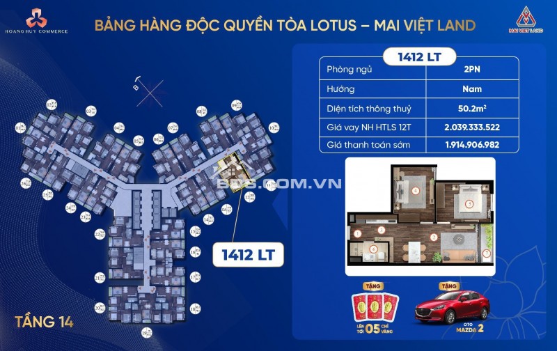 Bán căn hộ cao cấp Hoàng Huy Commerce