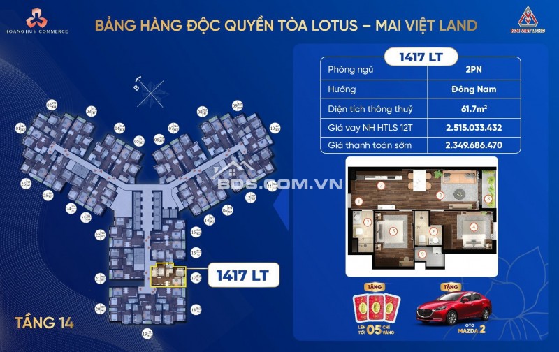 Bán căn hộ cao cấp Hoàng Huy Commerce