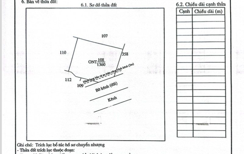 Bán lô đất 1360m2 Full thổ cư ấp Mỹ Lợi, xã Mỹ Thạnh Tây, Đức Huệ, Long An