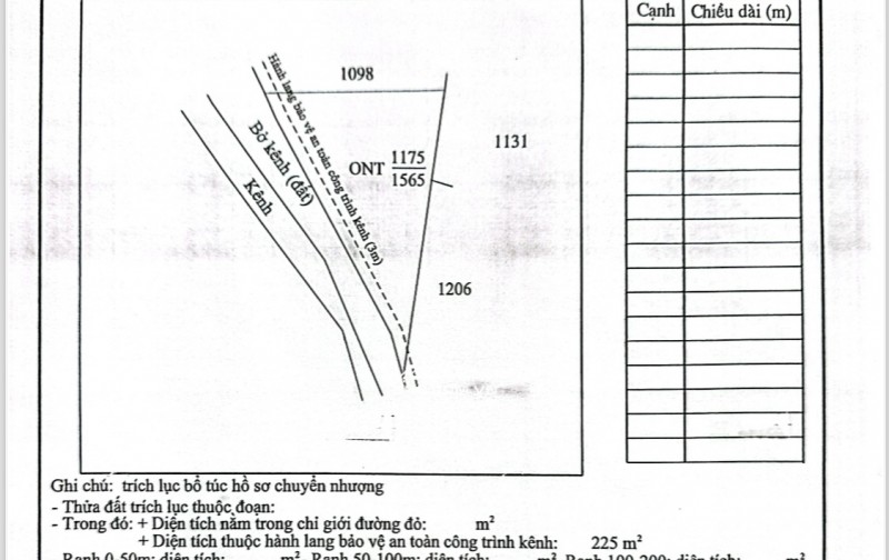 Bán lô đất 1565m2 Thổ cư full ấp An Hòa, Bình Hòa Bắc, Đức Huệ, Long an