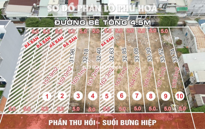 Bán Đất đường Nguyễn Thị Minh khai Phú Hòa sổ sẵn 20 triệu/m