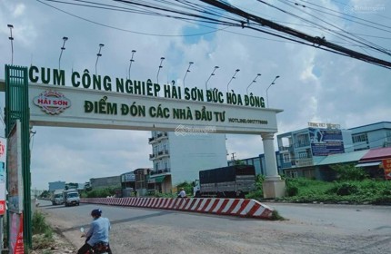 Cần bán đất Đức Hòa, giáp Bình Chánh (TPHCM) 90m2, đã có SHR, giá 1tỷ4