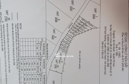 CẦN RA HÀNG NHANH 7 LÔ KCN 140HA THẠCH QUẢNG THANH HÓA GIÁ CHỈ 140TR/LÔ