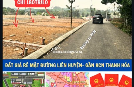 Bán Gấp Ngay Lô Đất Sẵn Sổ Mặt Đường Liên Huyện - Cạnh KCN 140ha sẵn công nhân