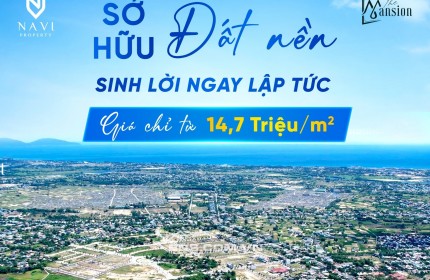 CHƯA TỪNG CÓ SỞ HỮU NGAY ĐẤT NỀN SINH LỜI NGAY LẬP TỨC TẠI THE MANSION HỘI AN GIÁ CHỈ TỪ 14,7TR/M2