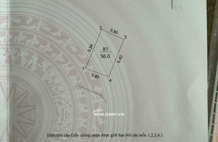 CHÍNH CHỦ CẦN TIỀN BÁN GẤP ĐẤT ĐẸP TẠI UY NỖ_ĐÔNG ANH. DIỆN TÍCH 56M2, HƯỚNG TÂY NAM, MẶT TIỀN = HẬU 5,8M GIÁ YÊU THƯƠNG 72TR/M2.