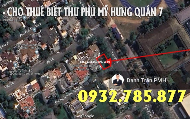 Lô đất góc Nam Đô 2 Phú Mỹ Hưng Quận 7 Gía 52 Tỷ LH 0932785877 Danh Trần PMH