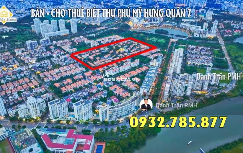 Siêu khu VIP 99 căn Biệt Thự Phú Gia Phú Mỹ Hưng, Q.7 từ 80 tỷ LH 0932785877 Danh Trần PMH