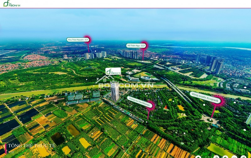 The Fibonan sở hữu căn hộ gần công viên 4 mùa, CK 6%, HTLS 0% trong 18th, tầm view vĩnh cửu 360