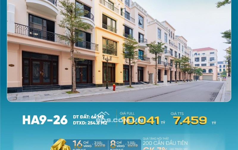 Bán gấp căn shophouse Vinhomes Ocean Park2, giảm 2.5 tỷ