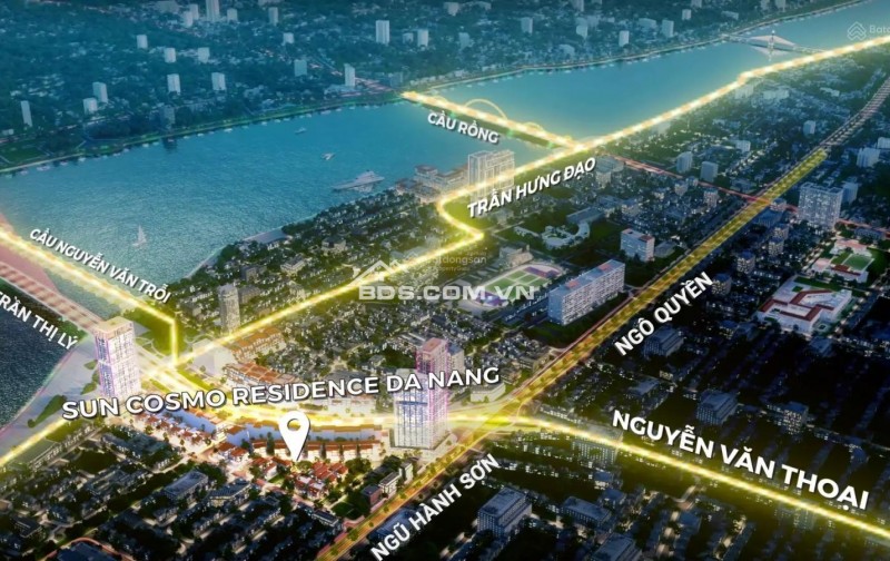 Căn 1BR + 48,6m2 view sông Hàn + công viên châu Á Sun Cosmo Residence - giá tốt nhất thị trường