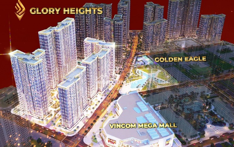 Chuyển nhượng hợp đồng căn 2PN 59m2 Glory Heights tại Vinhomes Grand Park view nội khu cực đẹp