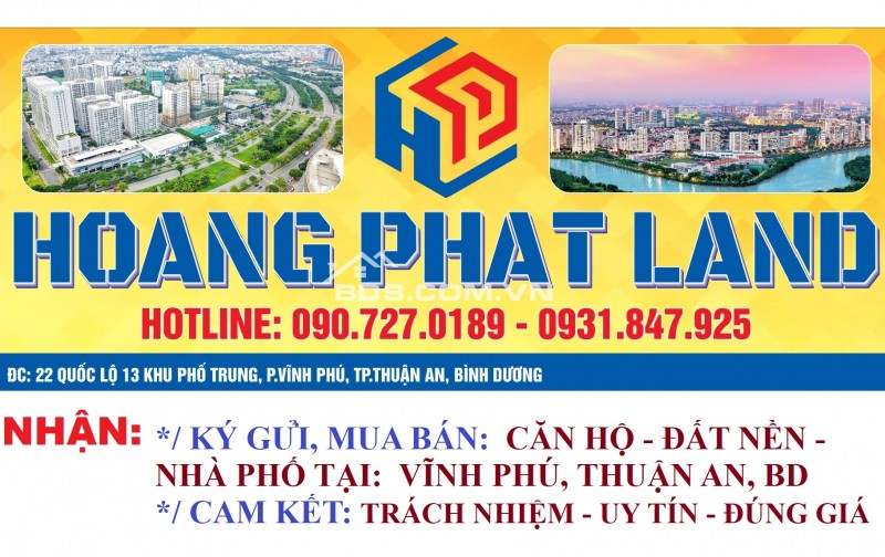 Mua đất, căn hộ tại Phường Vĩnh Phú, Thuận An, Bình Dương