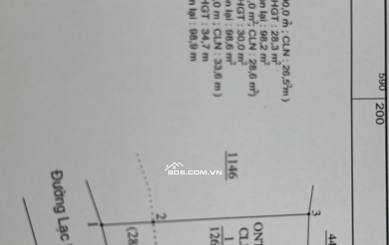 Bán Đất Mặt tiền Lạc Hoà 1, Diên hòa, diên khánh, Khánh hòa, QH rộng 20m